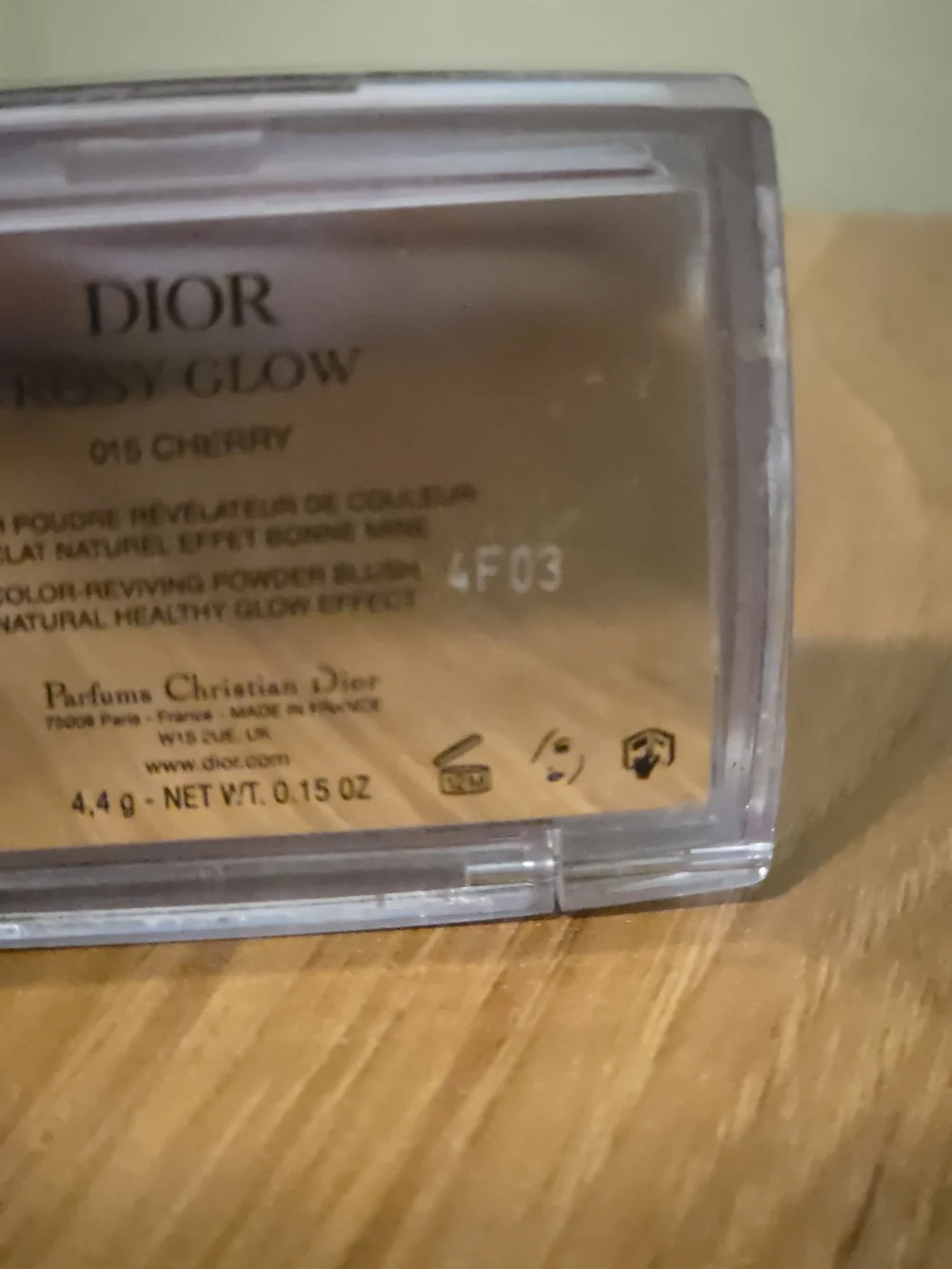 Dior Backstage Rosy Glow Blush  Shade 015 Cherry NEW!